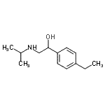 CAS#: 801186-96-9, 1-(4-Ethylphenyl)-2-(isopropylamino)ethanol