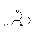 CAS#: 801207-58-9, 2-(2-Bromoethyl)-3-methylpiperidine