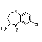 CAS#: 801213-94-5, 4-Amino-7-methyl-3,4-dihydro-1-benzothiepin-5(2H)-one
