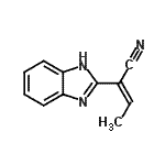 CAS#: 80144-15-6, (2Z)-2-(1H-Benzimidazol-2-yl)-2-butenenitrile