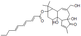 CAS 登录号：80154-52-5， 12-脱氧佛波醇-13-(2,4,6-癸三烯酸酯)