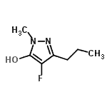 CAS#: 80171-21-7, 4-Fluoro-1-methyl-3-propyl-1H-pyrazol-5-ol