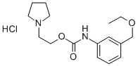 CAS#: 80171-62-6, 2-(1-Pyrrolidinyl)Ethyl 3-(Ethoxymethyl)Carbanilate Hydrochloride
