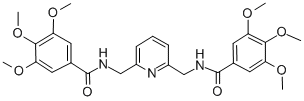 CAS 登录号：80197-28-0， 2,6-二(3,4,5-三甲氧基苯甲酰基氨基甲基)吡啶