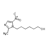 CAS#: 801993-67-9, 6-(2-Methyl-5-nitro-1H-imidazol-1-yl)-1-hexanol