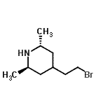 CAS#: 801993-80-6, (2R,6R)-4-(2-Bromoethyl)-2,6-dimethylpiperidine