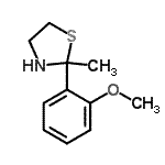 CAS#: 802005-82-9, 2-(2-Methoxyphenyl)-2-methyl-1,3-thiazolidine