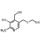 CAS#: 802023-53-6, 4-(Hydroxymethyl)-5-{[(hydroxymethyl)sulfanyl]methyl}-2-methyl-3-pyridinol