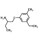 CAS#: 802039-46-9, 1-(3-Ethyl-5-methylphenoxy)-2-butanamine