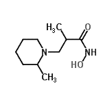 CAS#: 802043-76-1, N-Hydroxy-2-methyl-3-(2-methyl-1-piperidinyl)propanamide