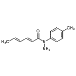 CAS#: 802048-02-8, (2E,4E)-N-(4-Methylphenyl)-2,4-hexadienehydrazide