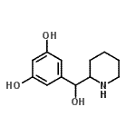 CAS#: 802048-29-9, 5-[Hydroxy(2-piperidinyl)methyl]-1,3-benzenediol