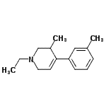 CAS 登录号：802270-14-0， 1-乙基-3-甲基-4-(3-甲基苯基)-1,2,3,6-四氢吡啶