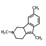 CAS#: 802318-65-6, 2,5,8-Trimethyl-2,3,4,9b-tetrahydro-1H-indeno[1,2-c]pyridine