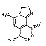 CAS#: 802326-61-0, N,N,5-Trimethyl-8-nitro-2,3-dihydroimidazo[1,2-c]pyrimidin-7-amine