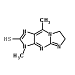 CAS#: 802328-96-7, 3,9-Dimethyl-6,7-dihydro-1H-imidazo[1,2-a]purine-2(3H)-thione