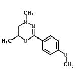 CAS#: 802552-82-5, 2-(4-Methoxyphenyl)-4,6-dimethyl-5,6-dihydro-4H-1,3,4-oxadiazine