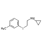 CAS#: 802554-64-9, N-{2-[(3-Methylphenyl)sulfanyl]ethyl}cyclopropanamine
