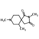 CAS#: 802557-92-2, 2,6,8-Trimethyl-2,8-diazaspiro[4.5]decane-1,3-dione