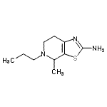 CAS#: 802600-68-6, 4-Methyl-5-propyl-4,5,6,7-tetrahydro[1,3]thiazolo[5,4-c]pyridin-2-amine
