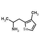 CAS#: 802618-08-2, 1-(3-Methyl-2-selenophenyl)-2-propanamine