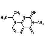 CAS#: 802618-99-1, 2-Imino-8-isopropyl-3-methyl-2,8-dihydro-4(3H)-pteridinone
