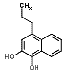 CAS#: 80280-92-8, 4-Propyl-1,2-naphthalenediol