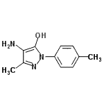 CAS#: 802824-99-3, 4-Amino-3-methyl-1-(4-methylphenyl)-1H-pyrazol-5-ol
