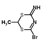 CAS#: 802855-44-3, 6-Bromo-2-methyl-4H-1,3,5-dithiazin-4-imine