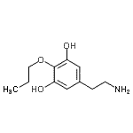 CAS#: 802862-53-9, 5-(2-Aminoethyl)-2-propoxy-1,3-benzenediol