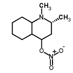 CAS#: 802874-82-4, (2R)-1,2-Dimethyldecahydro-4-quinolinyl nitrate