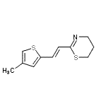 CAS#: 802884-55-5, 2-[(E)-2-(4-Methyl-2-thienyl)vinyl]-5,6-dihydro-4H-1,3-thiazine