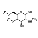 CAS#: 802899-67-8, 2-Deoxy-4,6-di-O-methyl-2-(methylamino)-D-glucopyranose