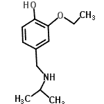 CAS#: 802900-09-0, 2-Ethoxy-4-[(isopropylamino)methyl]phenol