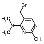 CAS#: 803609-07-6, 5-(Bromomethyl)-N,N,2-trimethyl-4-pyrimidinamine