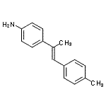 CAS#: 803636-30-8, 4-[(1E)-1-(4-Methylphenyl)-1-propen-2-yl]aniline