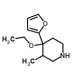 CAS#: 803644-12-4, 4-Ethoxy-4-(2-furyl)-3-methylpiperidine