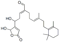 CAS#: 80388-50-7, 2-[3-[(2,5-Dihydro-2-Hydroxy-5-Oxofuran)-3-Yl]-3-Hydroxypropylidene]-6-Methyl-8-(2,6,6-Trimethyl-1-Cyclohexen-1-Yl)-5-Octenal