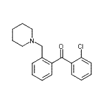 CAS#: 804437-65-8, (2-Chlorophenyl)[2-(1-piperidinylmethyl)phenyl]methanone