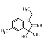 CAS#: 804438-55-9, Ethyl 2-hydroxy-2-(3-methylphenyl)propanimidate