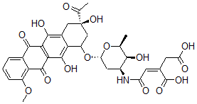 CAS 登录号：80445-77-8， N-乌头酰柔红霉素