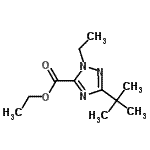 CAS#: 804557-33-3, Ethyl 1-ethyl-3-(2-methyl-2-propanyl)-1H-1,2,4-triazole-5-carboxylate