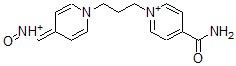 CAS#: 80466-19-9, 4-(Aminocarbonyl)-1-(3-(4-((hydroxyimino)methyl)pyridinio)propyl)pyridinium