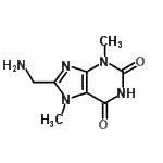 CAS#: 805182-59-6, 8-(Aminomethyl)-3,7-dimethyl-3,7-dihydro-1H-purine-2,6-dione