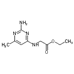 CAS#: 805184-69-4, Ethyl N-(2-amino-6-methyl-4-pyrimidinyl)glycinate