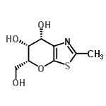 CAS#: 805245-13-0, (5R,6R,7R)-5-(Hydroxymethyl)-2-methyl-6,7-dihydro-5H-pyrano[3,2-d][1,3]thiazole-6,7-diol