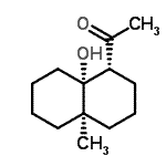 CAS#: 805319-35-1, 1-[(1R,4aR,8aR)-8a-Hydroxy-4a-methyldecahydro-1-naphthalenyl]ethanone
