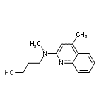 CAS 登录号：805948-38-3， 3-[甲基(4-甲基-2-喹啉基)氨基]-1-丙醇