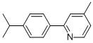 CAS 登录号：80635-97-8， 2-(4-异丙基-苯基)-4-甲基-吡啶