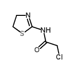 CAS#: 80650-47-1, 2-Chloro-N-(4,5-dihydro-1,3-thiazol-2-yl)acetamide